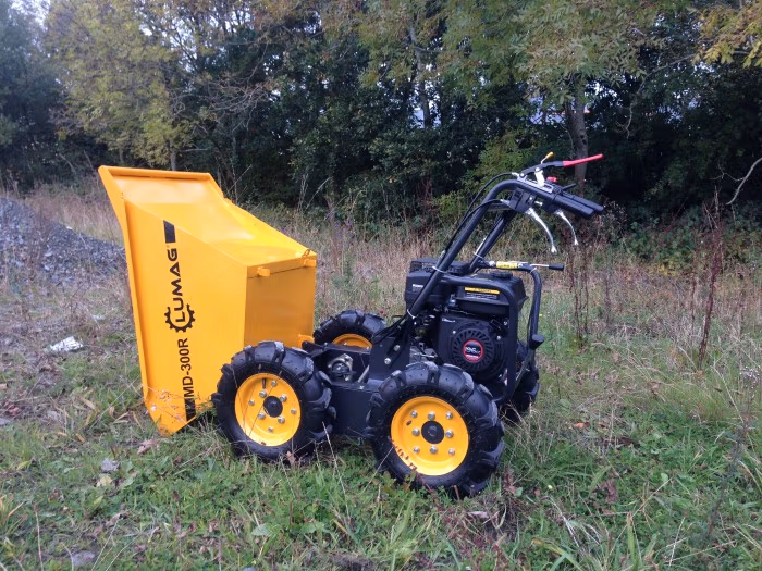 Mini Dumper 4 Wheel Drive Power Barrow Lumag MD300R 4wd Petrol - Image 6
