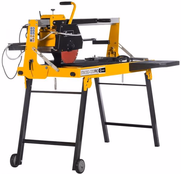 Masonary saw stone / tile cutting saw bench 1200mm cut 350mm blade Lumag STM350-1200 230v 16amp