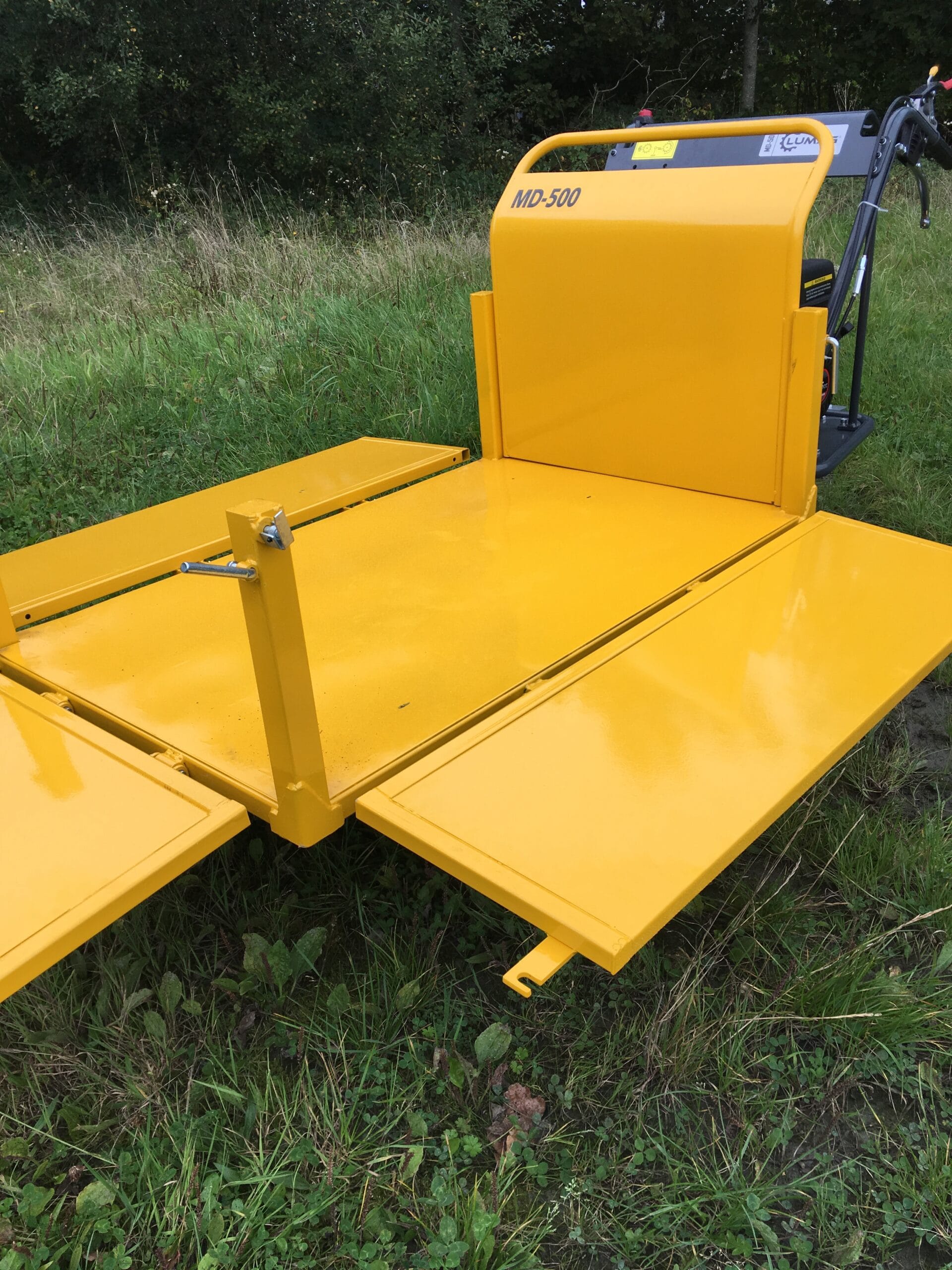 Mini Dumper tracked power barrow with drop side cargo box Lumag MD500 196cc Petrol 500KG 3+1 Gearbox - Image 5