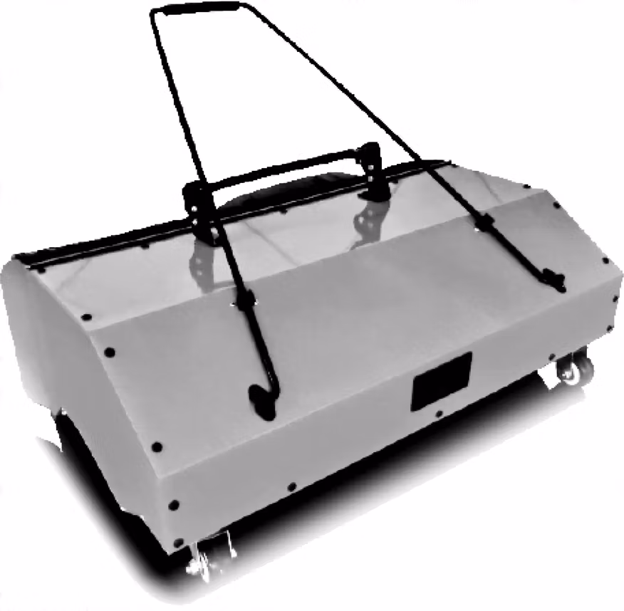 Power Brush Sweeper Lumag KM1000E – Petrol sweeper KM1000E with E-Starter (3in1-Set) - Image 3