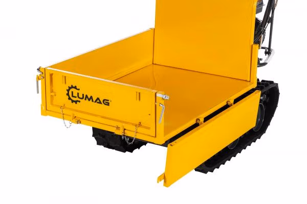 Mini Dumper tracked power barrow with drop side cargo box Lumag MD300 196cc Petrol 300KG 3+1 Gearbox - Image 3