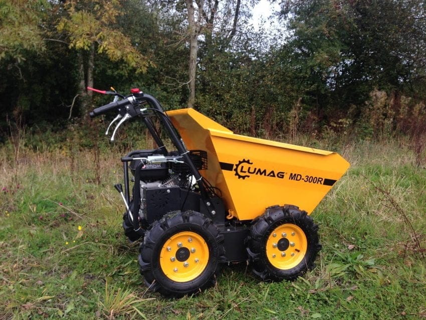 Mini Dumper 4 Wheel Drive Power Barrow Lumag MD300R 4wd Petrol - Image 5