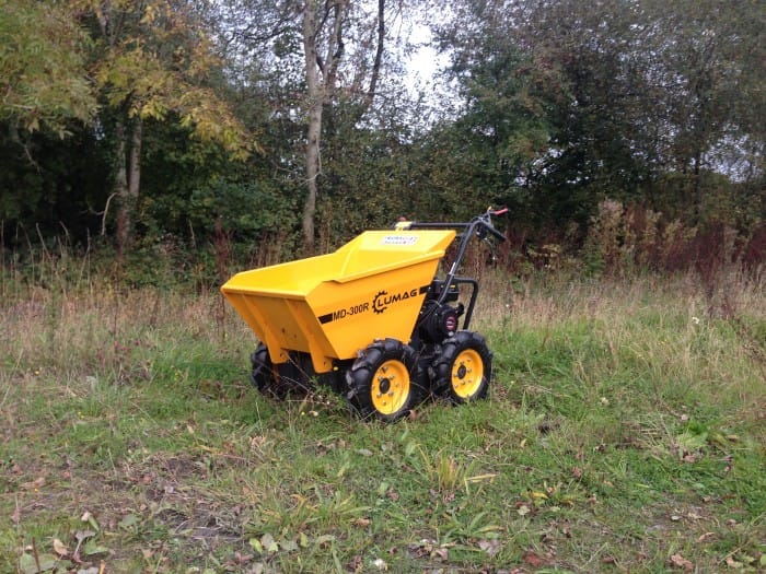 Mini Dumper 4 Wheel Drive Power Barrow Lumag MD300R 4wd Petrol - Image 9