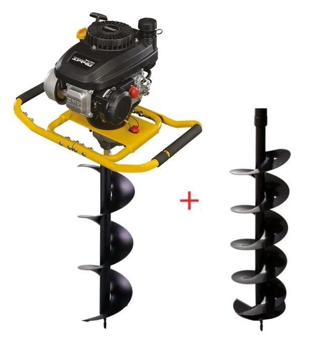 Lumag EB400PRO Two Man Petrol Post Hole Borer / Auger Includes a 150mm, 200mm and 250mm