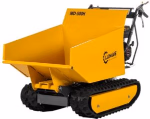 Mini Dumper hydraulic tip Power Barrow Lumag MD500H with hydraulic tip 500KG capacity 3+1 gearbox