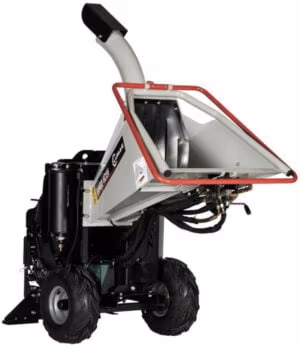 Wood Chipper Shredder with Hydraulic Feed Lumag RAMBO HC15H 120mm 15hp Petrol