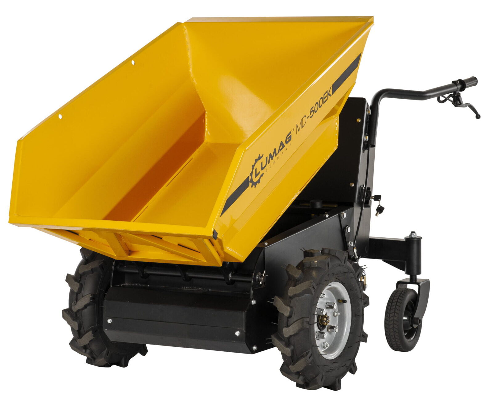 Lumag MD500EK 500kg Electric Power Barrow with Electric Tip - Last one of this model! Damaged in transit