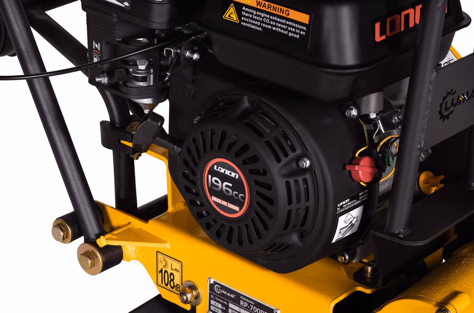 Compactor Plate Wacker plate compactor Lumag RP700PRO 9.5 KN 14"  Petrol - Image 2