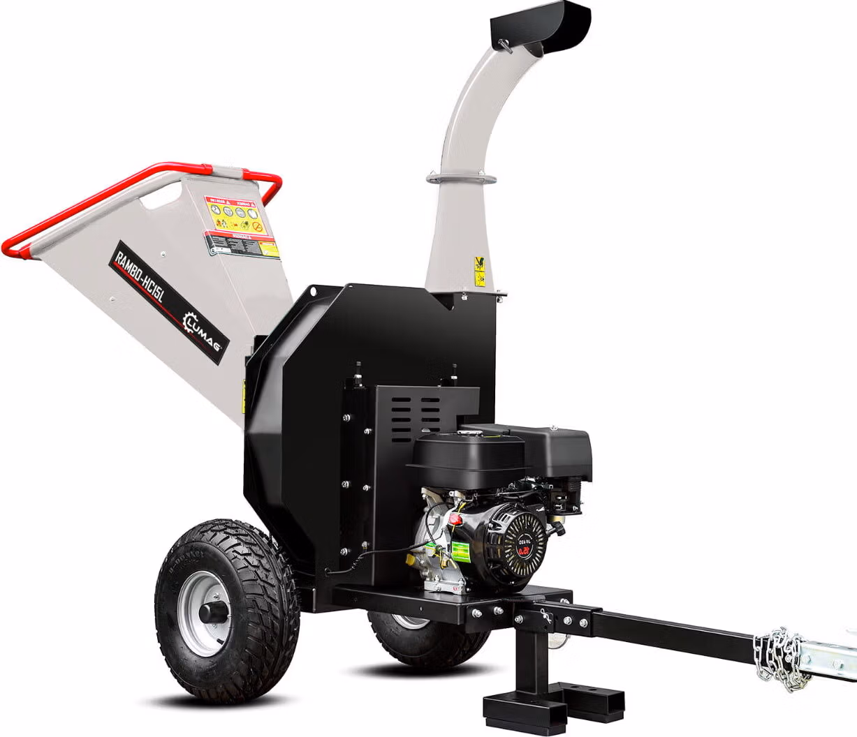 Wood Chipper / Shredder Lumag Germany HC15L 15HP Petrol with tow bar