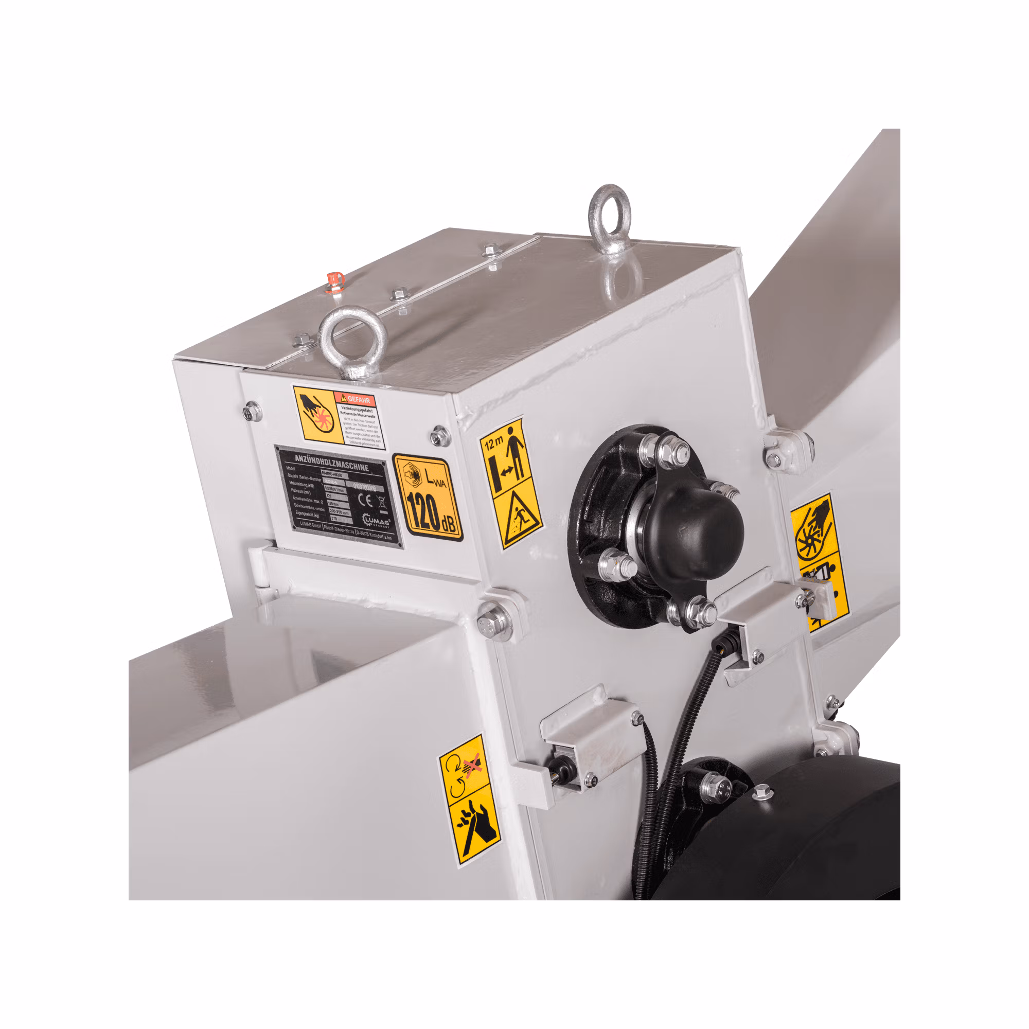 Branch Logger Petrol wood chipper Lumag Germany HM200 logs up Branches up to 120mm - Image 7