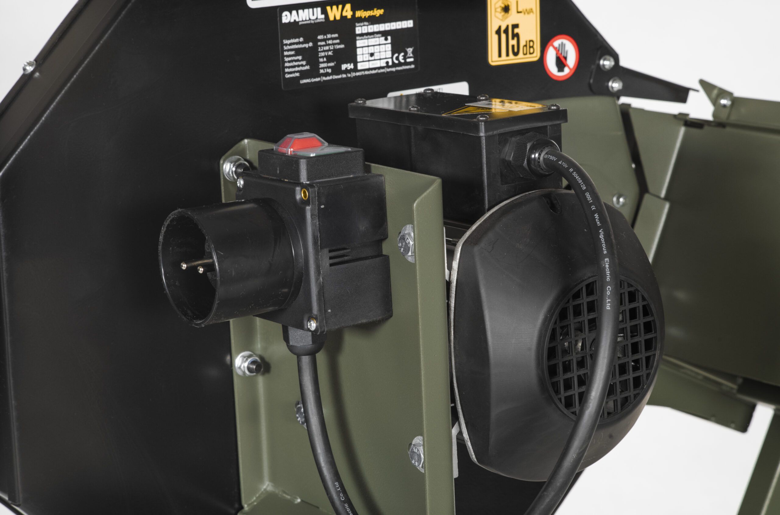 Log saw tilting saw 230v 400mm GAMUL W4 - Image 8