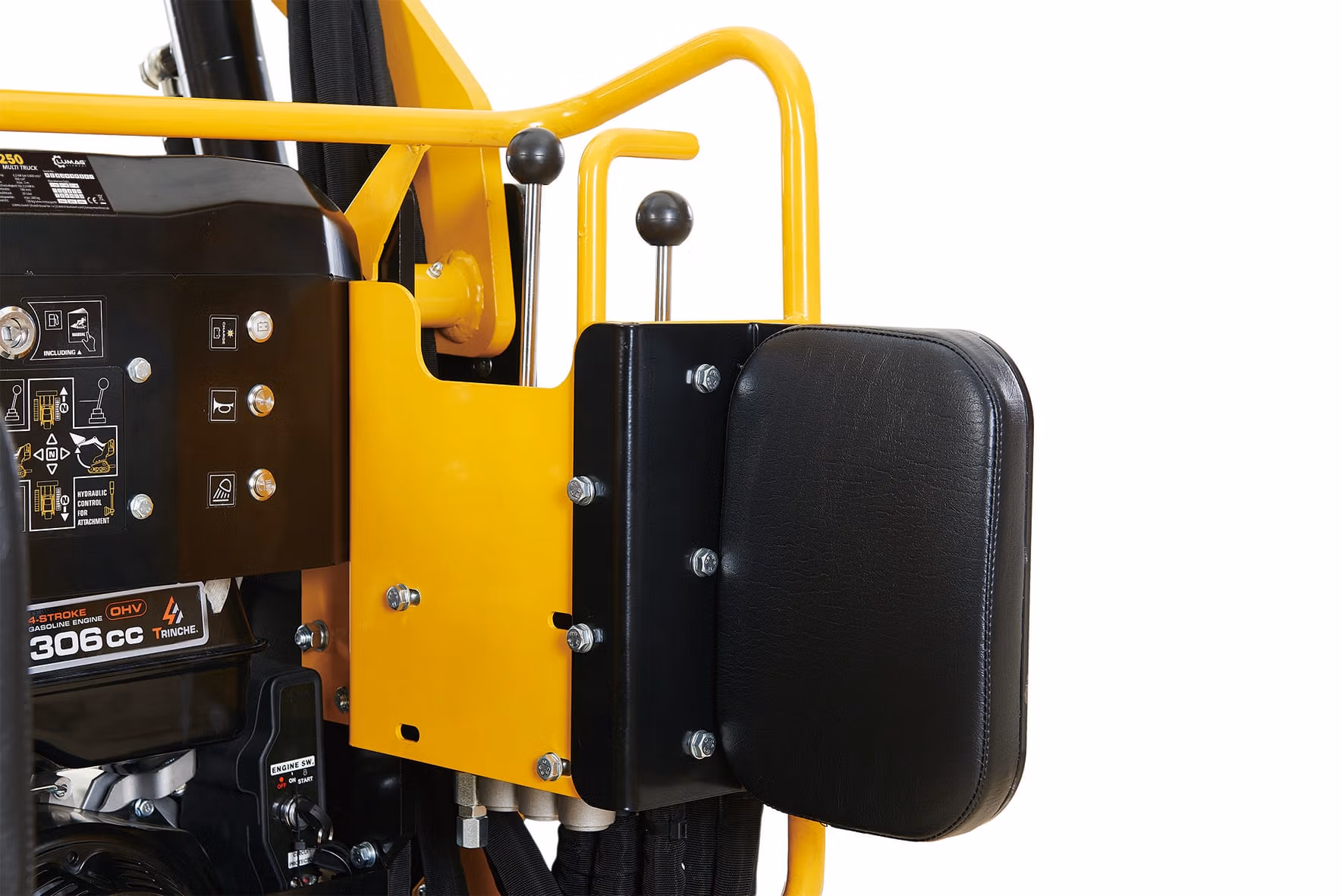 Multi Truck ride on multi tool loader Lumag MT250 Includes loader bucket - Image 9