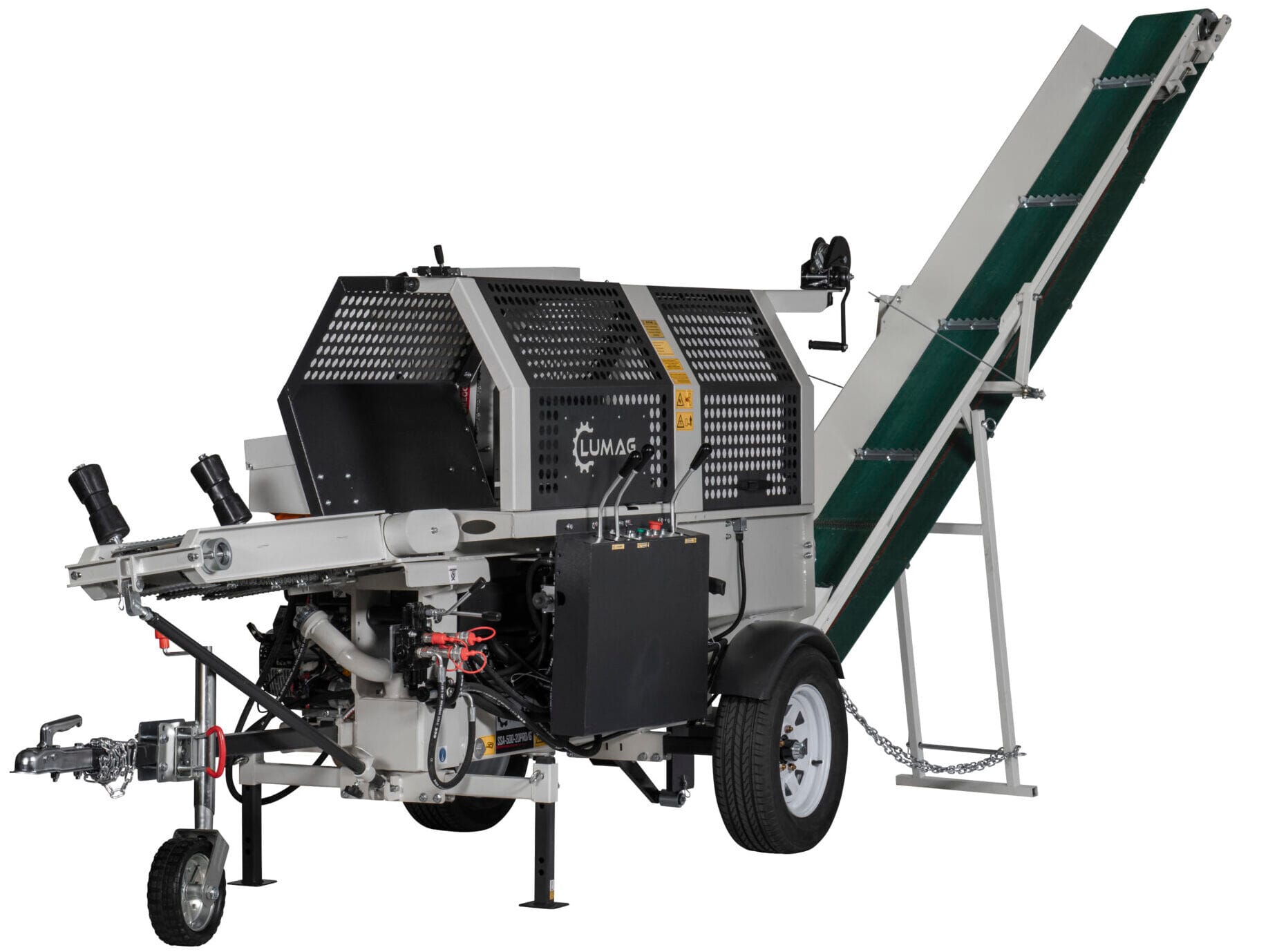 Firewood processor Petrol 20ton splitter 50cm cut with Hydraulic controls Lumag SSA50020PROG