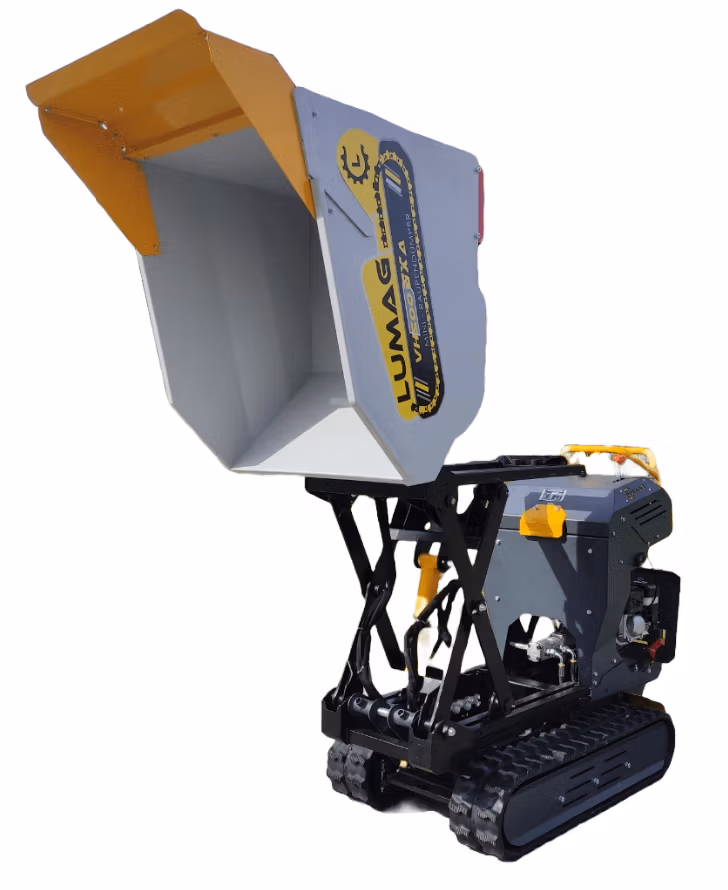 Mini Dumper High Tip Skip loader Power Barrow with Honda engine Lumag VH500GXAHT - Image 8