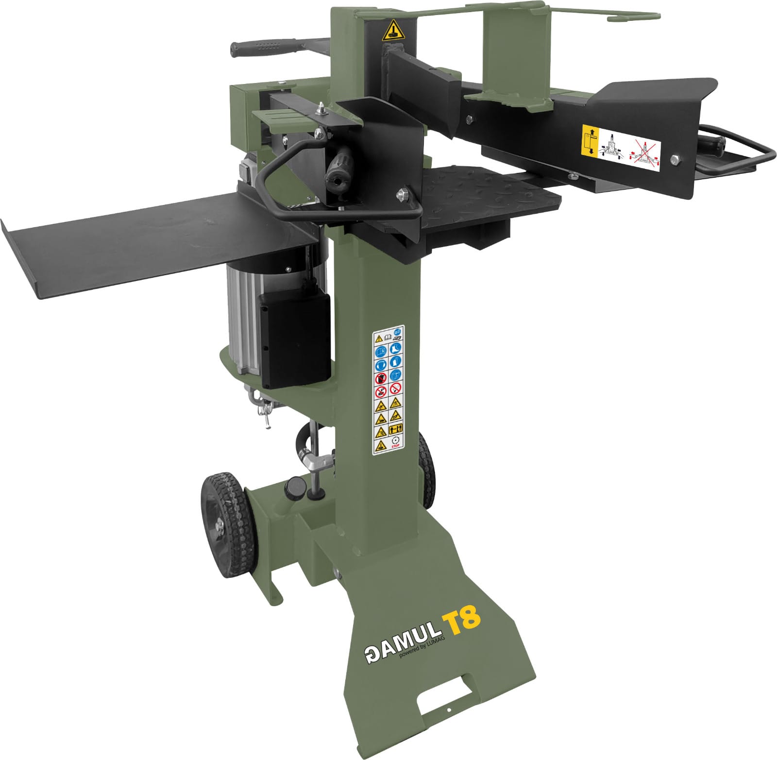 LUMAG GAMUL-T8 8 Ton Vertical Hydraulic Log Splitter 230V log splitter - Image 2