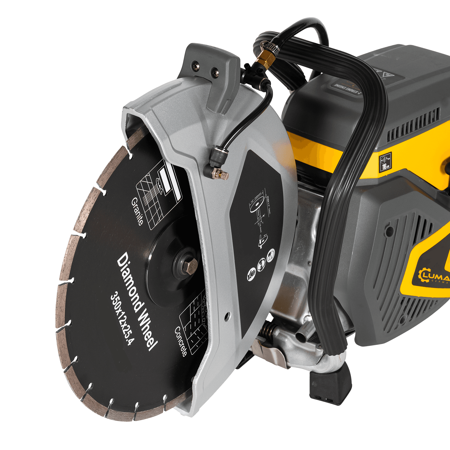 Petrol Disc cutter 350mm Concrete Saw Lumag Germany TS350GPRO - Image 5