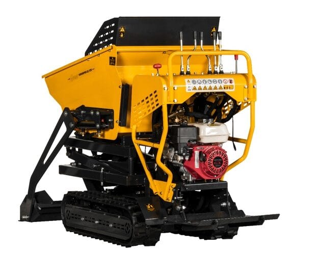 Honda Engine Mini Dumper Tracked Barrow Skip loader & Loading Shovel Lumag Germany VH500NPROGXHTS - Image 11
