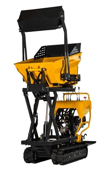 Honda Engine Mini Dumper Tracked Barrow Skip loader & Loading Shovel Lumag Germany VH500NPROGXHTS - Image 5